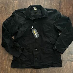 Men's Black Lightweight Shirt Jacket